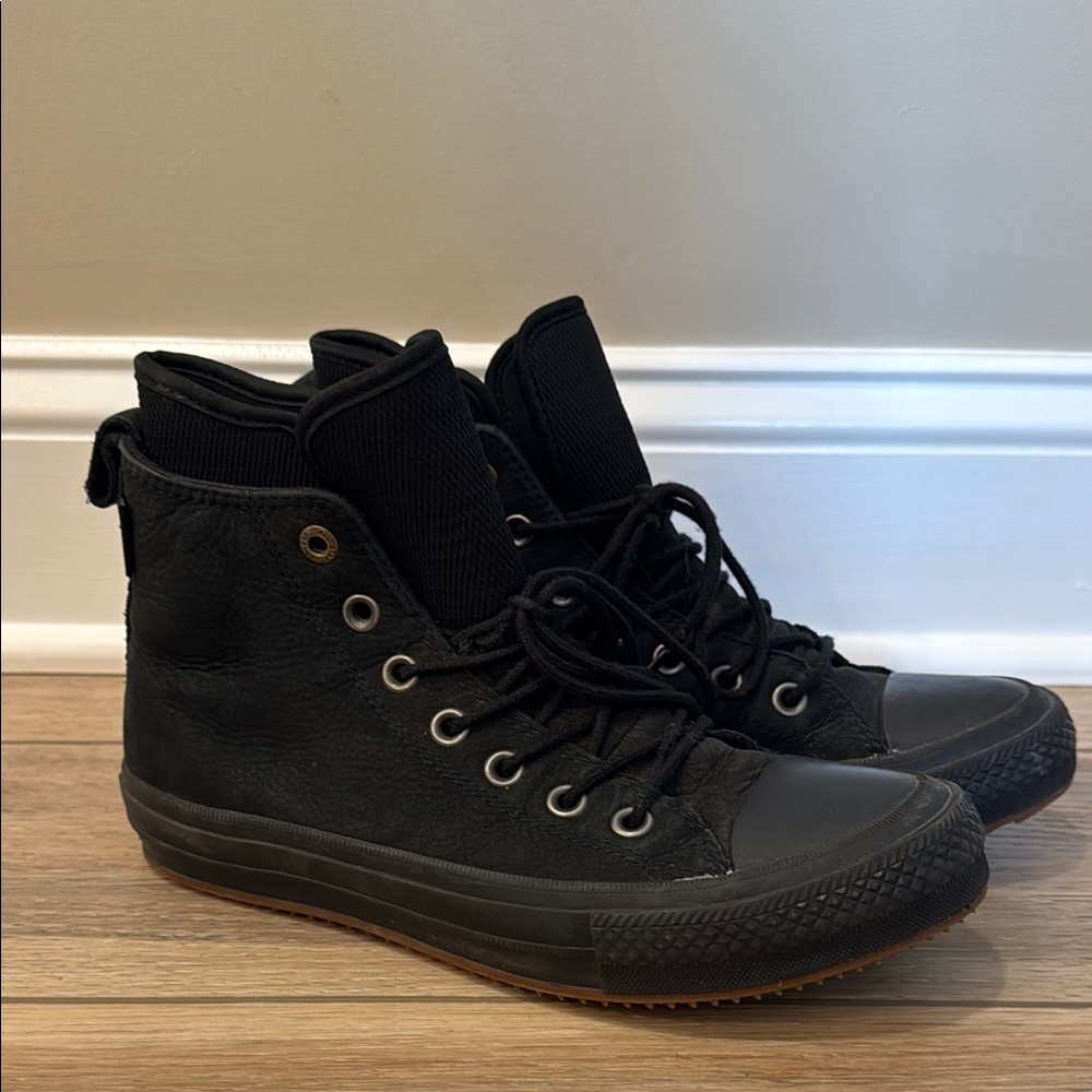 Converse Black High-Top Sneakers Waterproof “Counter Climate” Style